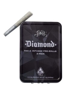 3-Pack Diamond Infused Pre-Rolls: Blackberry Kush