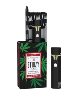 STIIIZY SATIVA DISPOSABLE THC PEN HALF GRAM (500 mg) SOUR TANGIE