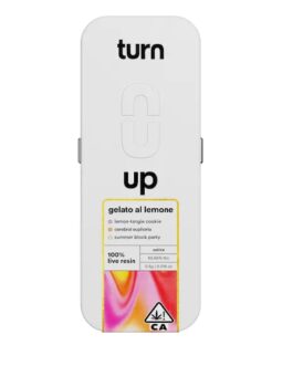 TURN DISPOSABLE | Lemon Gelato Strain .5g Live Resin