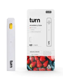 TURN DISPOSABLE | Strawberry Haze Strain (s-hybrid) – 1Gram