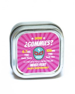 ¿GUMMIES? | FULL SPECTRUM MIXED FRUIT ¿GUMMIES? | 100MG THC SATIVA