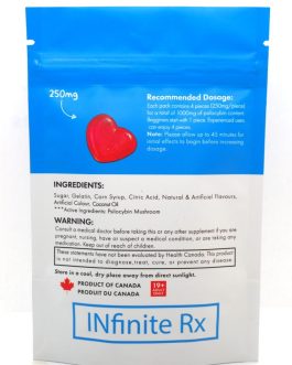 INfinite Rx Shroom Infused Heart Gummies Edibles 1000mg
