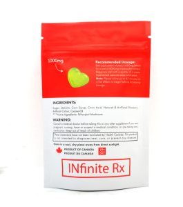 INfinite Rx’s Shroom Infused Large Heart Gummies Edibles