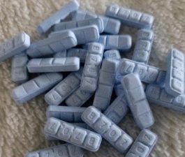 Blue Xanax Bar